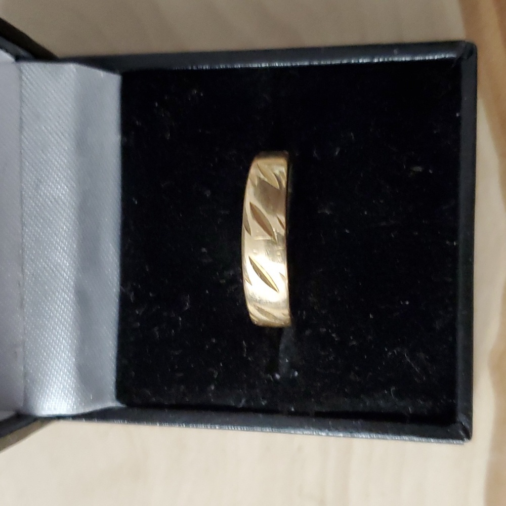 14K Gold Solid Minimalist Sturdy Wedding Ring